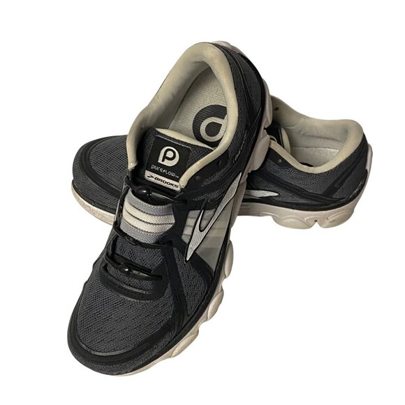 Brooks PureFlow Running ShoeWomen’s Size Black & Gray‎ Size 8.5 - Picture 2 of 10